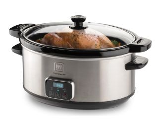 7qt Travel Programmable Slow Cooker w/ Locking Lid