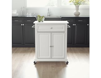 Portable Granite Top Kitchen Cart