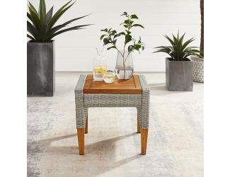 Capella Outdoor Wicker Side Table