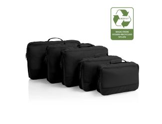 Heys Ecotex Packing Cube 5pc Set - Black