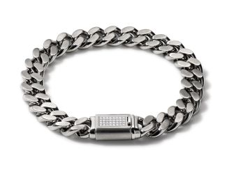 Bracelet: Latin Grammy, Classic Signature Chain Link- 32 Piece Diamond - Large