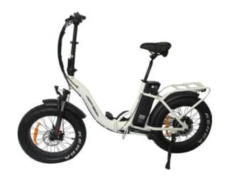 Happy Everywhere Step-Thru Electric Folding Bike - White
