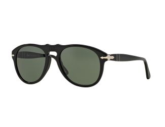 PO0649 Sunglasses - Black/Crystal Green