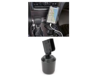 CupFone Universal Portable Cell Phone Holder - (Black)