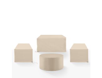 2Pc Outdoor Furniture Cover Set