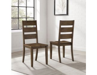 Joanna 2-Piece Ladder-Back Dining Chair Set