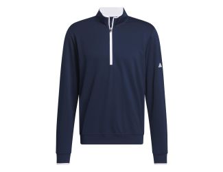 Adidas UPF Lightweight Golf 1/4 Zip - College Navy/M