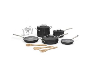 Culinary Collection 12-Piece Cookware Set: Tailored Teal