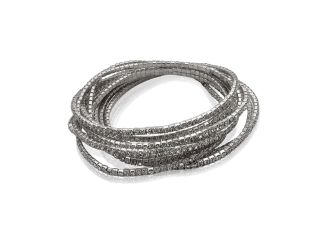 Mutli Stretch Bracelet Set, 10- Silver Tone