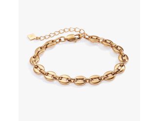 Mariner Chain Bracelet - Stainless Steel Gold