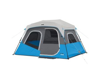 6 Person Lighted Instant Cabin Tent - 11ft x 9ft