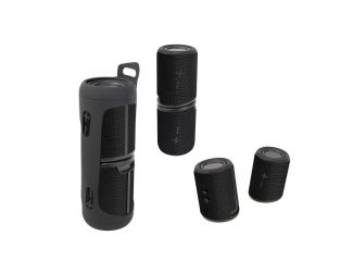 Magnetic+ Portable Dual Wirless Speakers Black