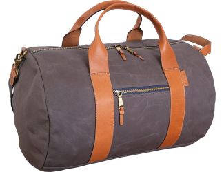 The Voyager Waxed Canvas Duffel Size 21"