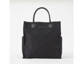 Bob Tote - Brushed Microfiber - Charcoal Black
