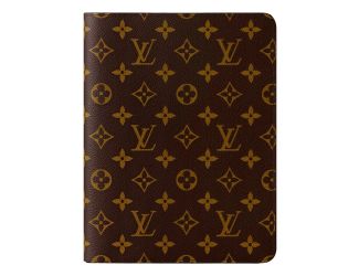 Louis Vuitton Desk Agenda Classic Monogram Canvas Leather Lined Notebook Cover