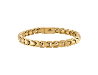 Bulova Link 8mm Gold-Tone Bracelet, 7.25"