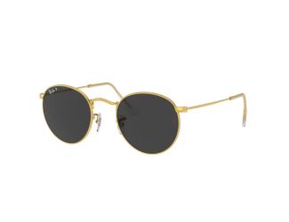Round Metal Unisex Sunglasses Polarized Size 53