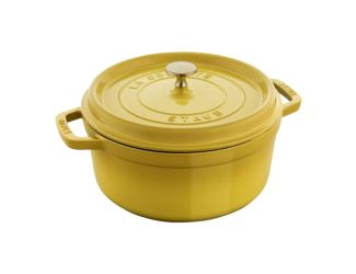 4qt Cast Iron Round Dutch Oven Citron