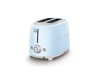 50's Retro-Style 2 Slice Toaster Pastel Blue