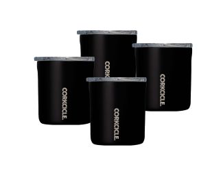 12oz Buzz Cup - Matte Black, 4 Pack