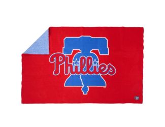 Faribault Mill Philadelphia Phillies Wool Throw Blanket