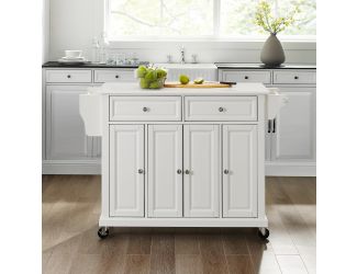Full Size Granite Top Kitchen Cart