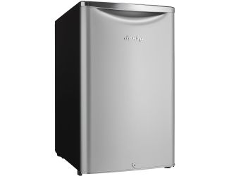 Contemporary Classic 4.4-Cu. Ft. Compact All Refrigerator in Iridium Silver Steel