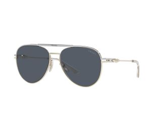 PR 54ZS Sunglasses - Silver/Pale Gold