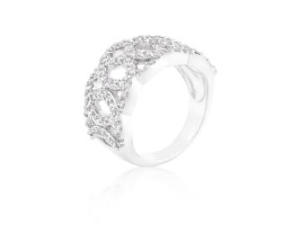 Cubic Zirconia Circle Ring
