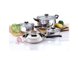 7pc Stainless Steel Cookware Set