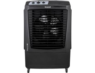 2100 CFM Outdoor Portable Evaporative Cooler & Fan with 36-Ft. Air Throw for Large Outdoor Spaces, B