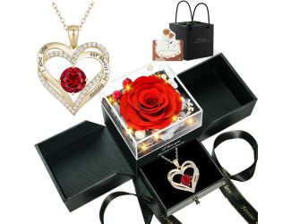 Red Rose Preserved Gift Set Size 3 Pieces