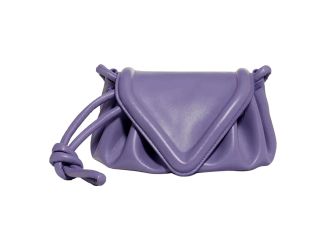 Bottega Veneta Beak Small Crossbody Bag Lavender Nappa Leather Designer Handbag