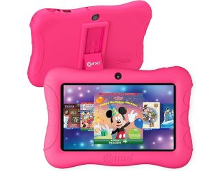 Contixo 7" Kids Tablet, Android 11 Go OS, 2GB+32GB-Pink