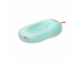Boon PUFF Inflatable Baby Bather with Quick Dry Microfleece Cover