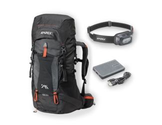 Ampex Daily Hike Combo - 35L Backpack/Power Bank/300L Headlamp