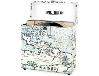 Vintage Vinyl Record Storage and Carrying Case, Fits All Standard Records - 33 1/3, 45 and 78 RPM,