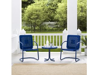 Bates 3Pc Outdoor Metal Chair Set