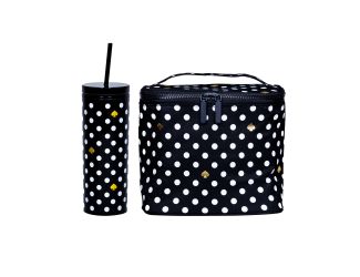 Sip & Snack Lunch Tote Bundle - Polka Dots
