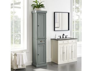 Seaside Tall Linen Cabinet