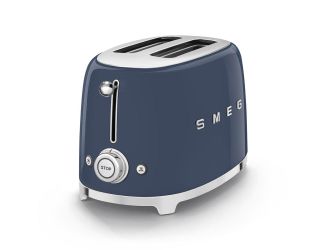 50's Retro-Style 2 Slice Toaster Navy Blue