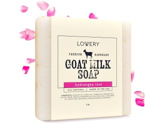 Hydrangea Rose Goat Milk Soap Bar Size 5oz