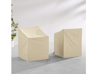 2Pc Outdoor Dining Arm Chair Furniture Cover Set