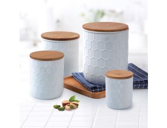 4 - Piece Ceramic Canister Set