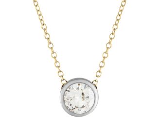 Diamond Bezel Necklace