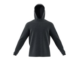 Adidas Core Printed Lightweight Hoodie - Carbon/Black/M