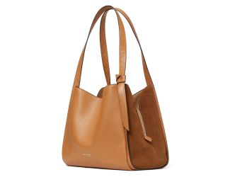 Knott Leather And Suede Large Shoulder Bag - Bungalow