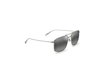 Aeko Polarized Sunglasses Matte Titanium Frame Neutral Gray Lens