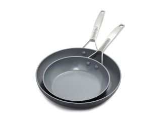 Paris Pro Hard Anodized Nonstick 2pc Fry Pan Set