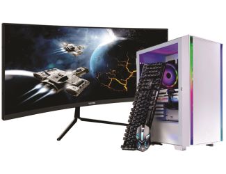 Shiva2 Gaming Desktop Tower w/ 27" Gaming Monitor